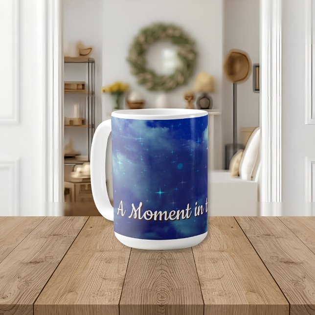 Taza De Café A Moment in the Stars Mug | Celestial Morning  (Subido por el creador)