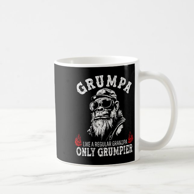 Taza De Café A Mpa le gusta un abuelo normal solamente Mer Monk (Derecha)