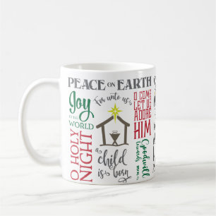 Taza De Café A nosotros un niño nace Navidades Natividad
