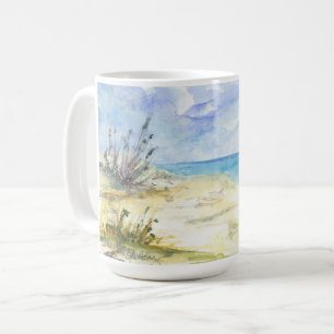 Taza De Café A orillas del mar