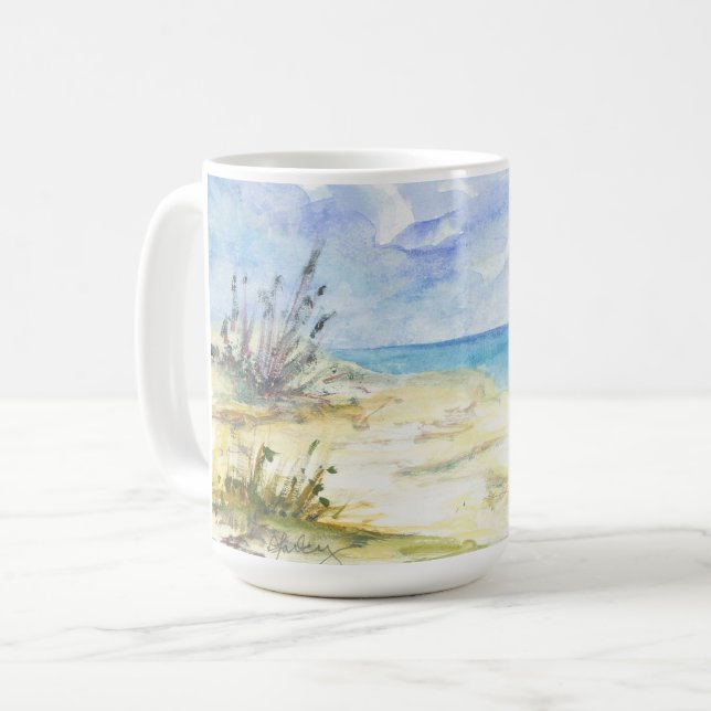 Taza De Café A orillas del mar (Anverso izquierdo)