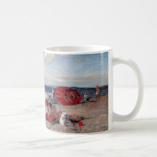 Taza De Café A Orillas Del Mar