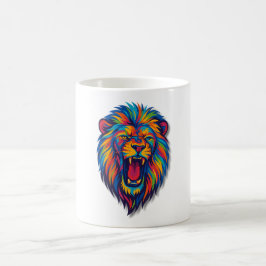 Taza De Café A PAINTED LION Coffee Mug