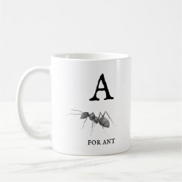 Taza De Café "A" para hormiga 