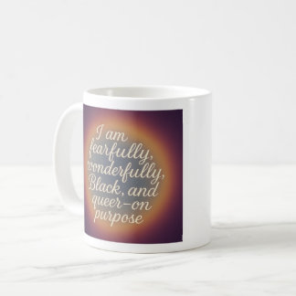 Taza De Café A propósito: negro, marica y divino