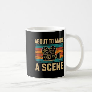 Taza De Café A punto de hacer una escena de cine cineasta