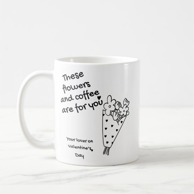 Taza De Café A romantic mug for your loved one (Izquierda)