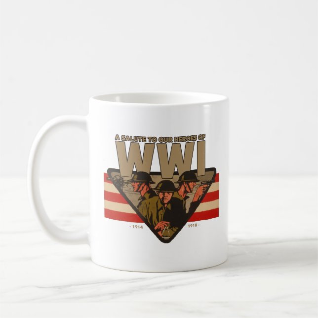Taza De Café A Salute To Our Heroes of WWI  (Izquierda)