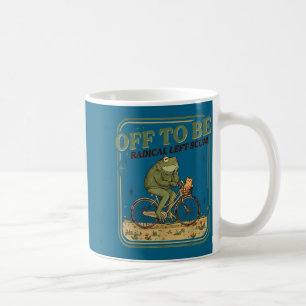 Taza De Café A ser escoria radical de izquierda divertida rana 