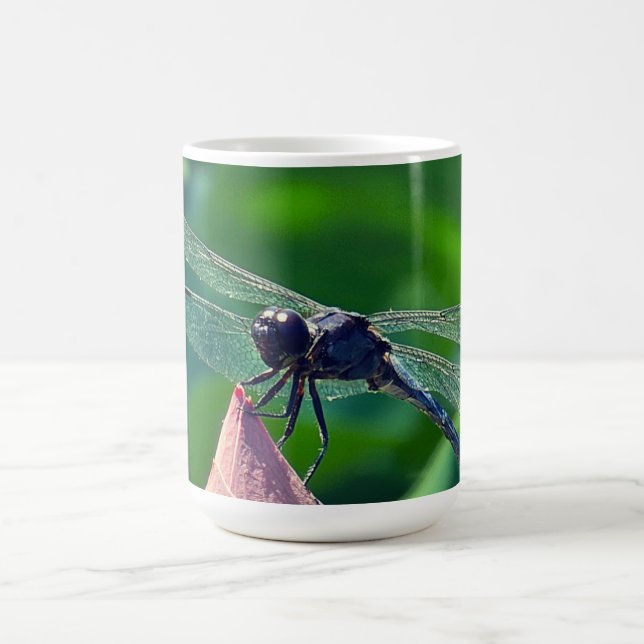 Taza De Café A Slaty Skimmer dragonfly (Centro)