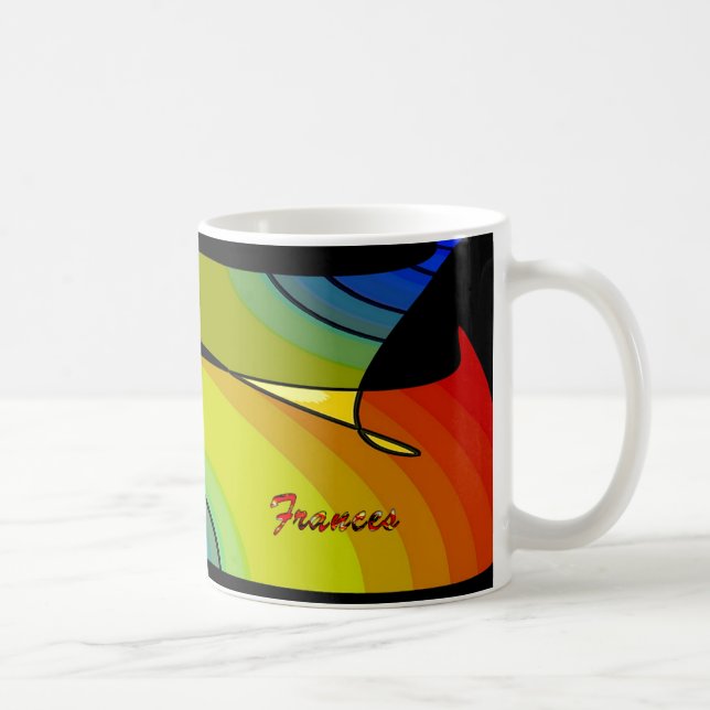 Taza de café a todo color de Frances (Derecha)