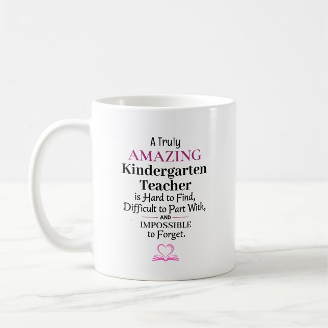 Taza De Café A Truly Amazing Kindergarten Teacher (Izquierda)