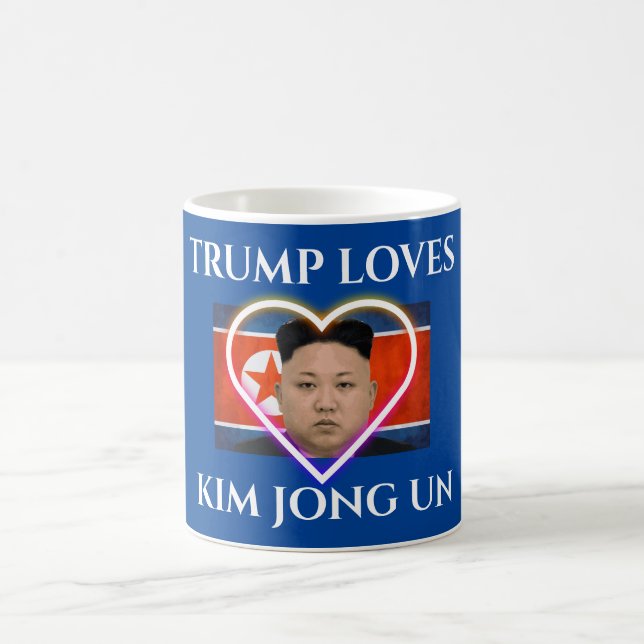 Taza De Café A Trump le encanta Kim Jong Un (Centro)