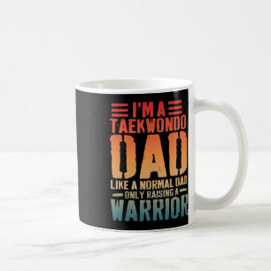 Taza De Café A un papá gracioso de Taekwondo le gusta la flauta