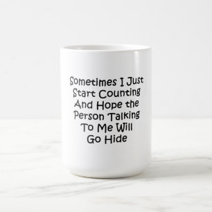 Taza De Café A veces empiezo a contar