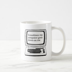 Taza De Café A veces mi computadora se me cae