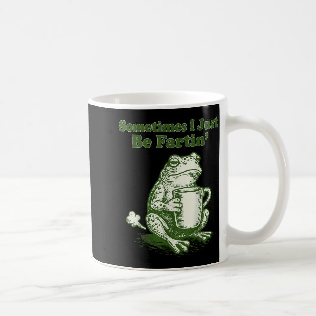 Taza De Café A veces simplemente estoy haciendo chistes diverti (Derecha)