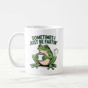 Taza De Café A veces simplemente me estoy peando