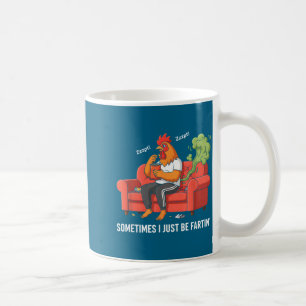 Taza De Café A veces solo estoy haciendo una camiseta divertida