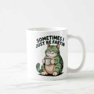 Taza De Café A veces solo estoy soltando pedos Humor de rana Ho