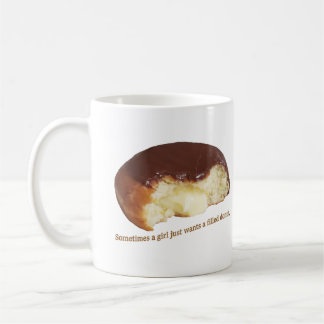 Taza De Café A veces un chica solo quiere un donut lleno