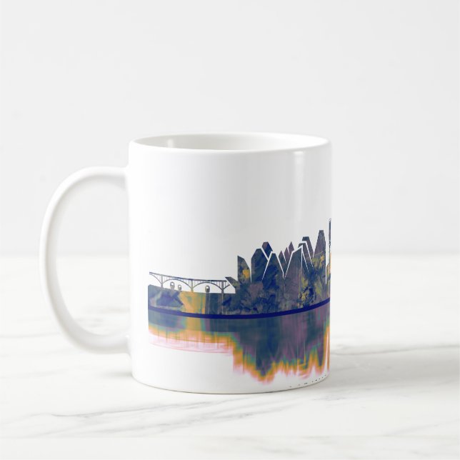 Taza De Café Aarhus Skyline (Izquierda)