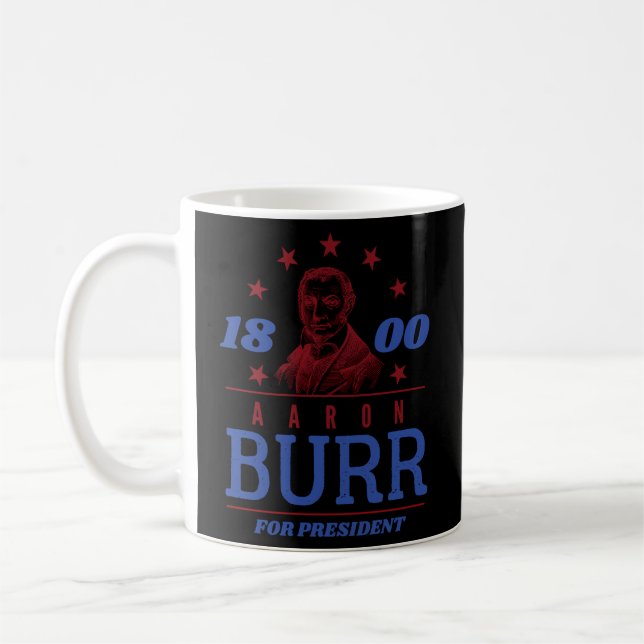 Taza De Café Aaron Burr Para La Campaña Presidente 1800 (Izquierda)