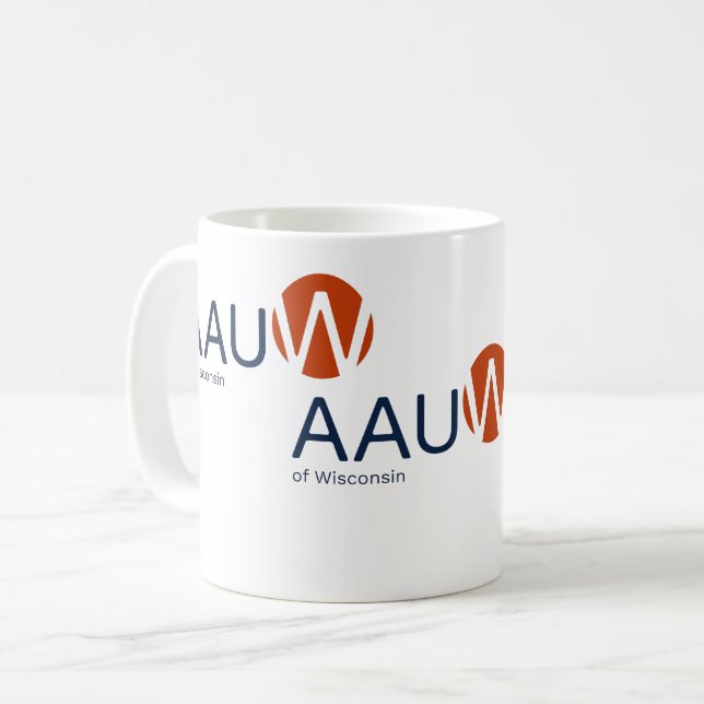 Taza De Café AAUW mug (Anverso izquierdo)