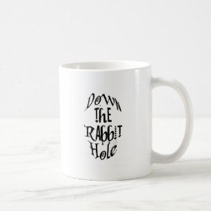 Taza De Café Abajo de la madriguera de conejo