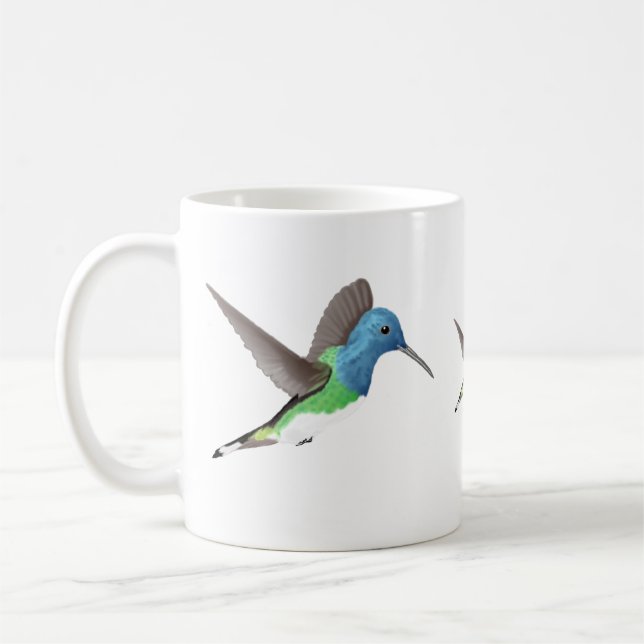 Taza De Café Abandonar a Jacobin Hummingbird - transparente. (Izquierda)