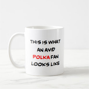 Taza De Café abanico de polka, ávido