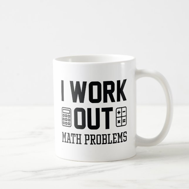Taza De Café Abarco problemas matemáticos (Derecha)