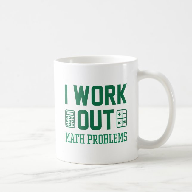 Taza De Café Abarco problemas matemáticos (Derecha)