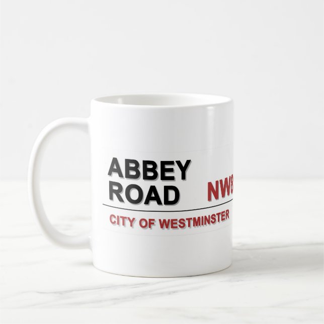 Taza De Café Abbey Road London Inglaterra - añada (Izquierda)