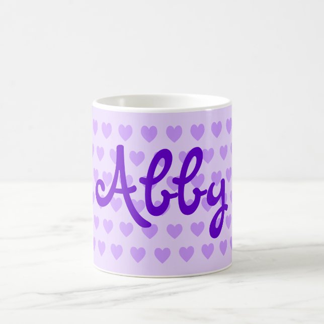 Taza De Café Abby en morado (Centro)