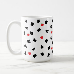 Taza De Café abc kindergarten letter safari wild tree school