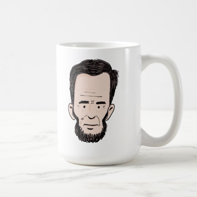 Taza De Café Abe Lincoln Mug (Derecha)