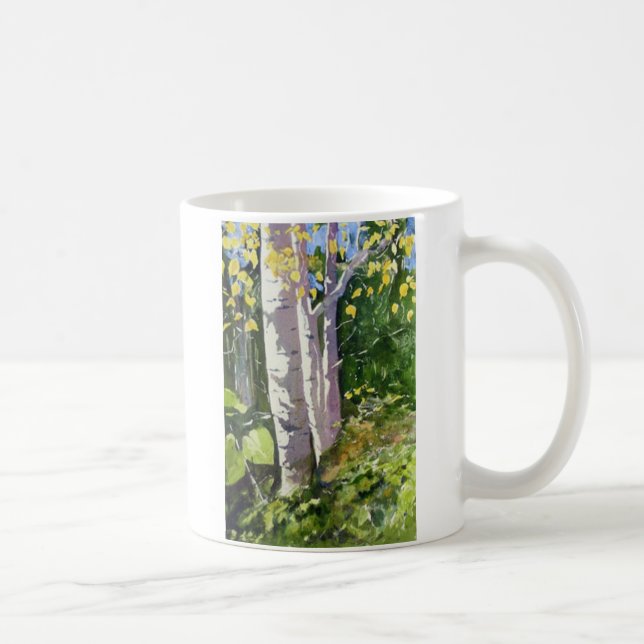 Taza De Café Abedul tres (Derecha)