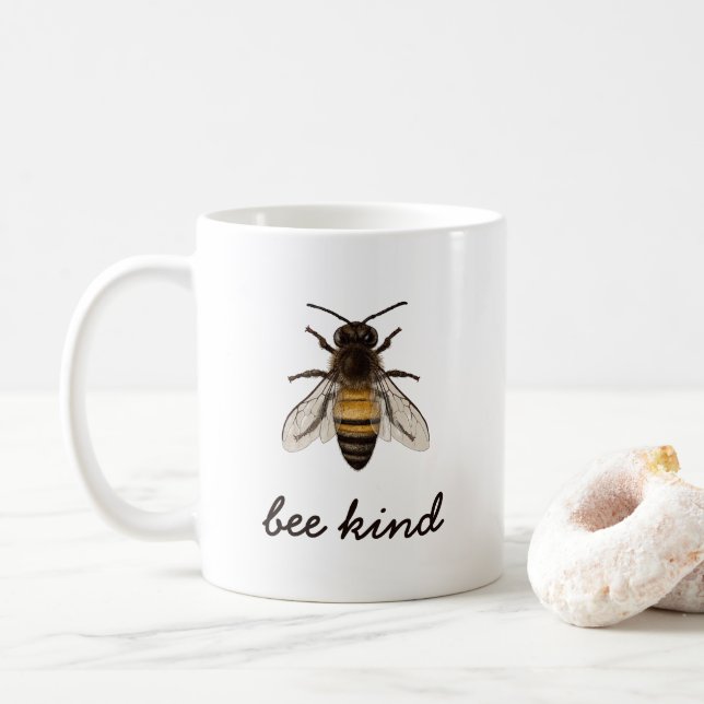 Taza De Café abeja (Con donut)