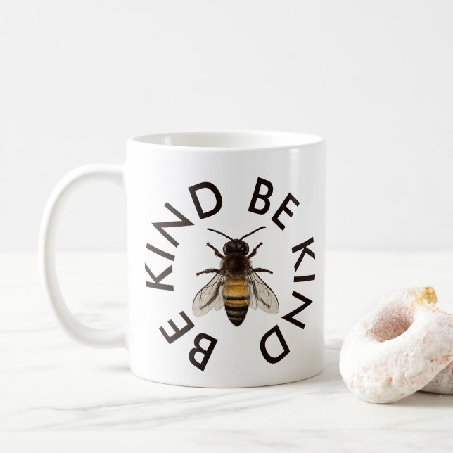 Taza De Café abeja (Con donut)