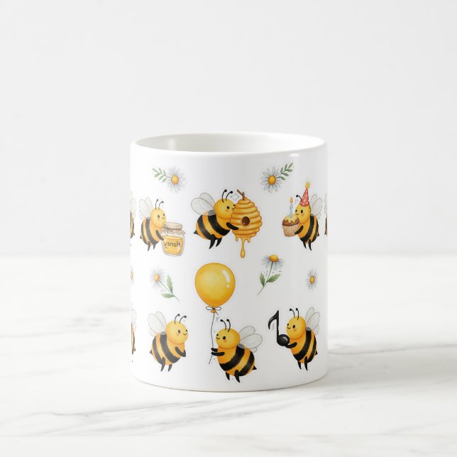 Taza De Café Abeja Bumble Linda (Centro)