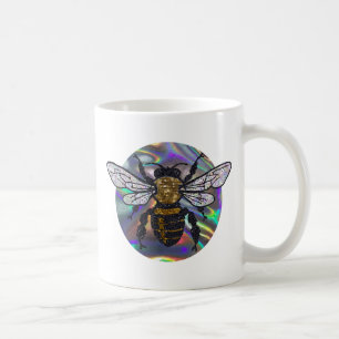 Taza De Café abeja con joyas