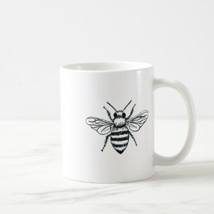 Taza De Café Abeja Cuta Para Hombres Mujeres Chica Muchacha Grá