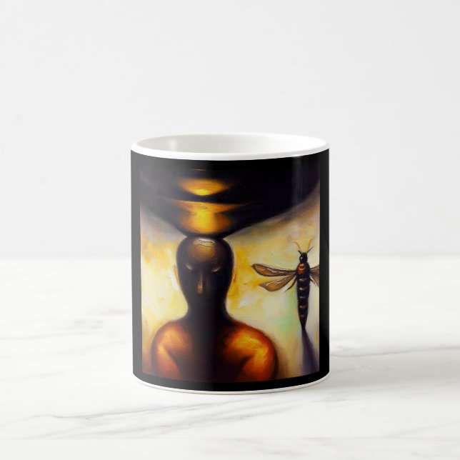 Taza De Café Abeja de animales espirituosos 3 (Centro)