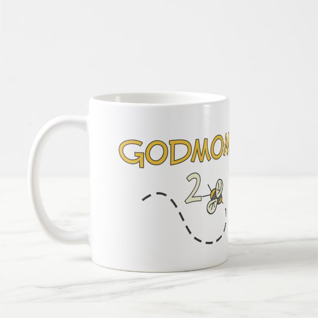 Taza De Café Abeja de Godmom 2 (Izquierda)