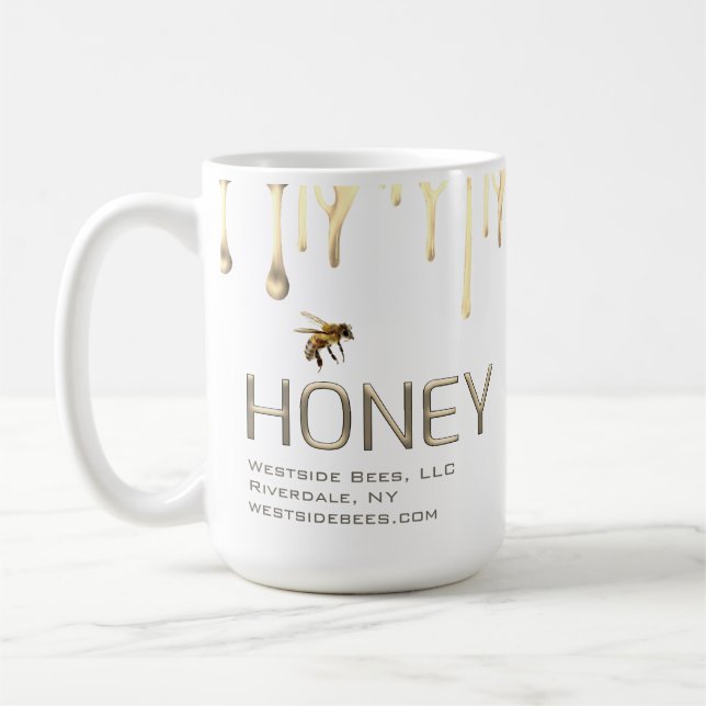 Taza De Café Abeja de miel de abeja colmena moderna ordeñando a (Izquierda)