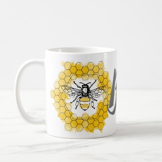 Taza De Café Abeja de miel verano y primavera (Izquierda)