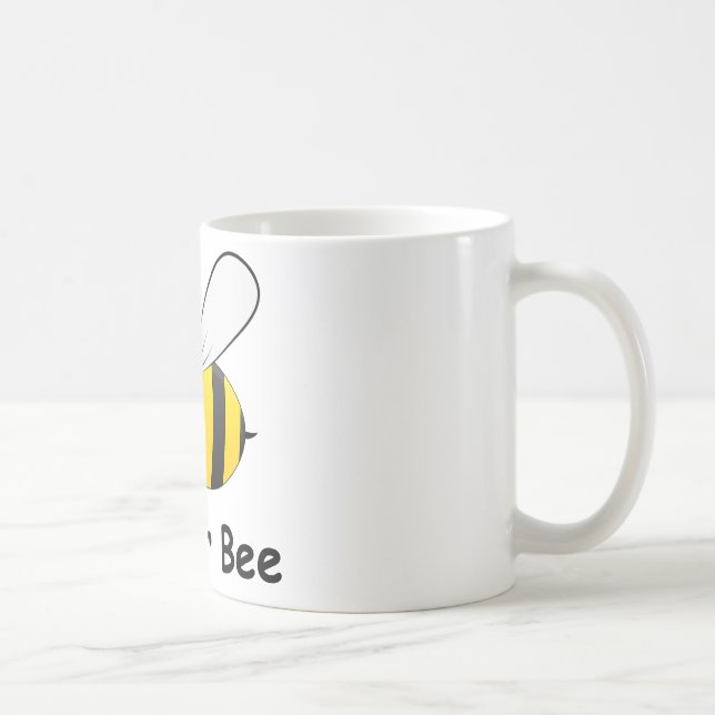 Taza De Café Abeja de trabajador (Derecha)