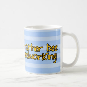 Taza De Café abeja de trabajador - carpintero