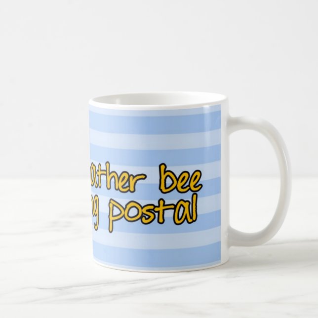 Taza De Café abeja de trabajador - empleado de correos (Derecha)
